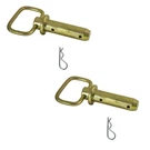 (2) 1" Hitch Pins W/ Hairpin Cotters For Western 93028 Buyers 130224 91965. Fixed Price $98.99.