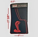 Car Fender Motor Racing Red Cobra Decal On Black Rubber Mud Flaps 2 New. Fixed Price $24.95.