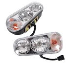 Universal Halogen Snow Plow Lights Kit Fits Boss Western Meyet Blizzard Curtis. Fixed Price $265.95.