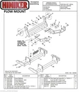 Hiniker Snowplow Mount Gm/chevy 4X4:'73-'87 K10-30/1500-3500 QH-1 #25010251. Fixed Price $800.00.