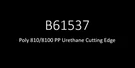 B61537 Polyurethane Moldboard Cutting Edge Blizzard 8100PP Snowex 2001 And. Fixed Price $300.00.