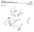 33559 2005-2009 Chevy Gmc 4500 5500 4X4 Plow Western Ultramount Snowex. Fixed Price $500.00.
