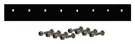 8' Steel Cutting Edge Kit With Bolts, 96"L X 6"H 3/8" Thick For Western 49080. Fixed Price $189.63.