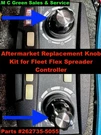 Western Tornado Striker Fleetflex Replacement Knob Kit (2) Spreader Controller. Fixed Price $24.95.