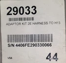 Western Plows Adapter Kit 2E To H13 29033 Oem. Fixed Price $60.00.