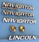 Lincoln Navigator Emblems Set 32V Intech V8 Globe Oem 98-02 00 01 F85Z Lot XL7Z. Fixed Price $29.99.