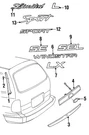 Genuine Ford Hatch Emblem XF2Z-1742528-CA. Fixed Price $5.42.