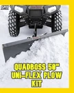 Quadboss 50" Atv Snow Plow Kit 2015-2024 Polaris Sportsman 850. Fixed Price $389.95.