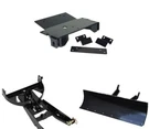 Black 60" Straight Blade Snow Plow Kit For Can-am Maverick 1000R 4X4 2013-2018. Fixed Price $749.99.
