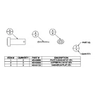 Boss Part # MSC09586 - Coupler Pivot Pin Kit. Fixed Price $28.20.