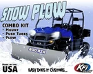 Polaris Rzr 800 2008-2014 Kfi 60" Snow Plow Combo Kit. Fixed Price $702.85.