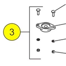 Western Plow Part # 96501 - Striker Spreader Chute Bearing Kit. Fixed Price $98.40.