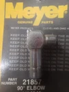 Meyer 90 Elbow, Long 21857. Fixed Price $8.50.