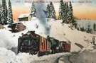 1900S - Rotary Snow Plow Southern Pacific Railroad Ogden Route Postcard XL2M. Fixed Price $10.00.