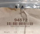 94572 Oem Fisher Ice Breaker Spreader Throttle Arm. Fixed Price $33.00.