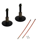 (2) New Universal Plow Shoe Skid Foot Assemblies W/ Markers Snowblade. Fixed Price $83.69.