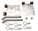 Buyers Saltdogg Under Tailgate Spreader Mount Hardware Plate Pins Stainless. Fixed Price $264.99.