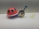 Vintage 1961 Fisher Price Wooden Ladybug Pull Toy With Plastic Twirling Body. Fixed Price $35.99.