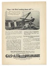 1926 Erie Steam Shovel Co. Ad: Meyer Bros. Contractor - San Francisco, Endorser. Fixed Price $21.84.