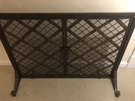Plow And Hearth Fireplace Screen With Doors. Fixed Price $135.00.