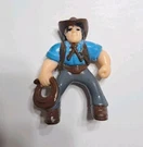 Lincoln Logs Sheriff Blue Shirt Western Cowboy Toy Figurine. Fixed Price $33.00.