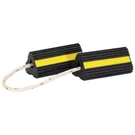 Buyers Products WC24483 Rubber Wheel Chock: 4" Overall Length. Fixed Price $50.17.