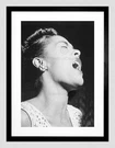Vintage Blues Jazz Singer Legend Billie Holiday Framed Art Print Mount B12X3723. Fixed Price $34.99.