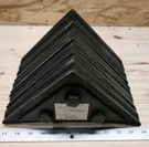 New Buyers Products WC0888 Rubber Bumper Wheel Chock W/ Retaining Bracket. Fixed Price $43.99.