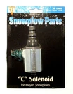 "c" Solenoid Coil And Valve, Snow Plow, Meyer 15358, Buyers 1306055. Fixed Price $124.87.