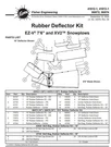 86872 Fisher 10" Rubber Deflector For HD2 Blade. Fixed Price $435.00.