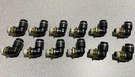 Lot Of 12 Buyers NE90M375P25 Brass/poly Dot Push-in Swivel Male Elbow 3/8" Tube. Fixed Price $61.00.