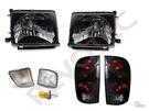 Black Headlights + Clear Front Signal Tail For 98-00 Toyota Tacoma 4WD. Fixed Price $189.95.
