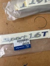 New 2016-2017 Hyundai Tucson "sport 1.6T Rear Nameplate Emblem Oem 86332 D3000. Fixed Price $48.71.