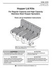 72770 Western Striker Fisher Steel-caster Snowex Helixx 70" Hopper Cover Kit Lid. Fixed Price $375.00.