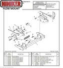Hiniker Snowplow Mount Ford: 97-99 F250 Ld; '00-'03 F150 QUICK-HITCH1 # 25010490. Fixed Price $800.00.