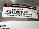 Boss Headlight Adapter Ram 1500HAL. 2019+ MSC25068. Fixed Price $95.00.