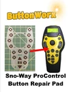 Sno-way Pro Control Keypad Button Repair For 96112244, 96112246, 99100994. Fixed Price $11.95.