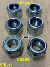 Meyer 20309 Lock Nuts (6) 5/8-11 Used All Over Many Plows And Mounts. Fixed Price $9.99.