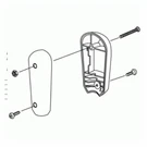 Boss Part # MSC04717 - Joystick Handle For Straight Blade Plows With Hardware. Fixed Price $48.10.