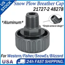 Aluminum Breather Cap For Western/fisher/snowex/blizzard Plow 21727-2 48278. Fixed Price $17.47.