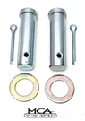 Western Fisher Snow Plow Cylinder Clevis Pin Cotter (2) 1" X 3-1/2" 63973 93074. Fixed Price $29.99.