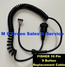 Fisher Snow Plow 96454 10 Pin Round Button Controller Repair Cable / Cord Ez-v. Fixed Price $229.99.