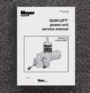 Service Manual E-60H Meyer Snow Plow Pump Models E60MP. Fixed Price $19.97.