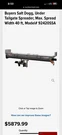 Salt Dogg Spreader - Model 92420SSA. Fixed Price $2500.00.