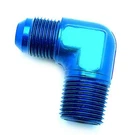 Speedfx 560322 -3AN 1/8NPTF 90 Blu Elbow. Fixed Price $17.01.