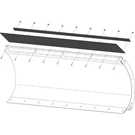 Kfi 72" Plow Flap Kit 105290. Fixed Price $75.95.