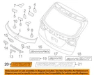Hyundai Oem 15-18 Santa Fe Lift Gate-emblem Badge Nameplate 863154Z000. Fixed Price $28.56.