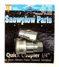 Quick Coupler, 1/4",SNOW Plow, Meyer 15072, Western 25232, Buyers 1304025. Fixed Price $20.79.