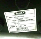 Buyers Products WC0888 Heavy Duty Rubber Wheel Chock W/ Retaining Bracket. Fixed Price $25.00.