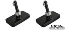 Western Fisher Snow/ex Standard Rectangle Solid Cast (2) Shoes Washers Pin 50695. Fixed Price $229.99.